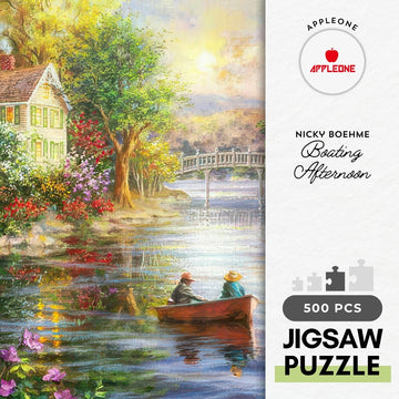 appleone-500-279-fine-art-boating-afternoon-500-pieces-jigsaw-puzzle