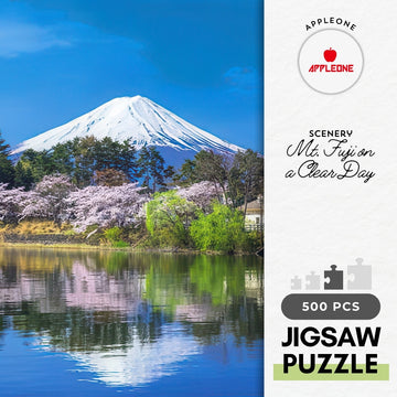 appleone-500-280-scenery-mt-fuji-on-a-clear-day-500-pieces-jigsaw-puzzle