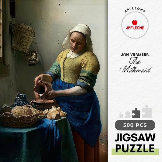 Appleone 500-283　Fine Art • The Milkmaid　500 Pieces Jigsaw Puzzle