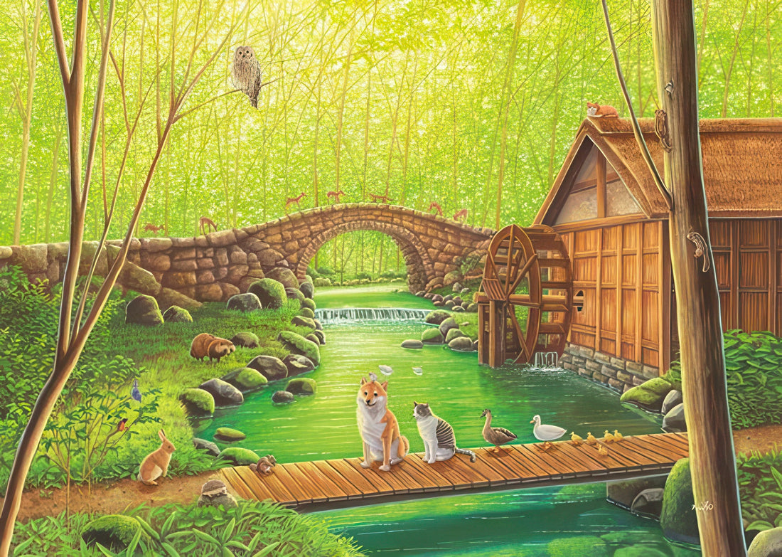 appleone-500-309-a-sparkling-forest-500-pieces-jigsaw-puzzle