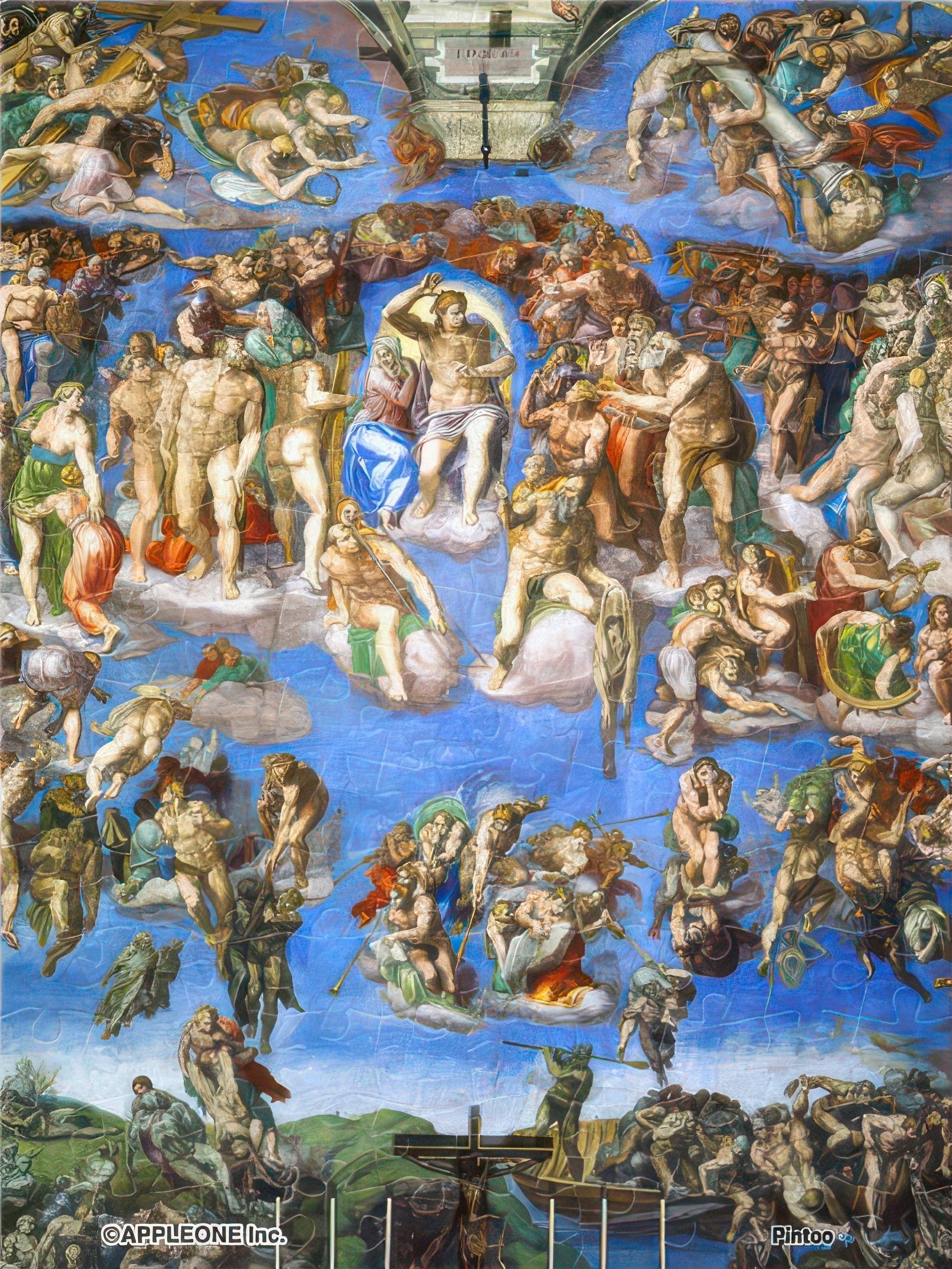 appleone-5150-006-the-last-judgment-150-pieces-puzzle-+-frame-set