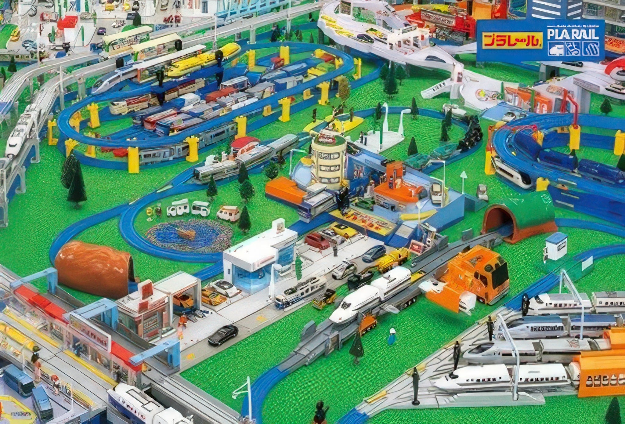 appleone-60-012-pla-rail-town:-shinkansen-station-60-pieces-kids-puzzle