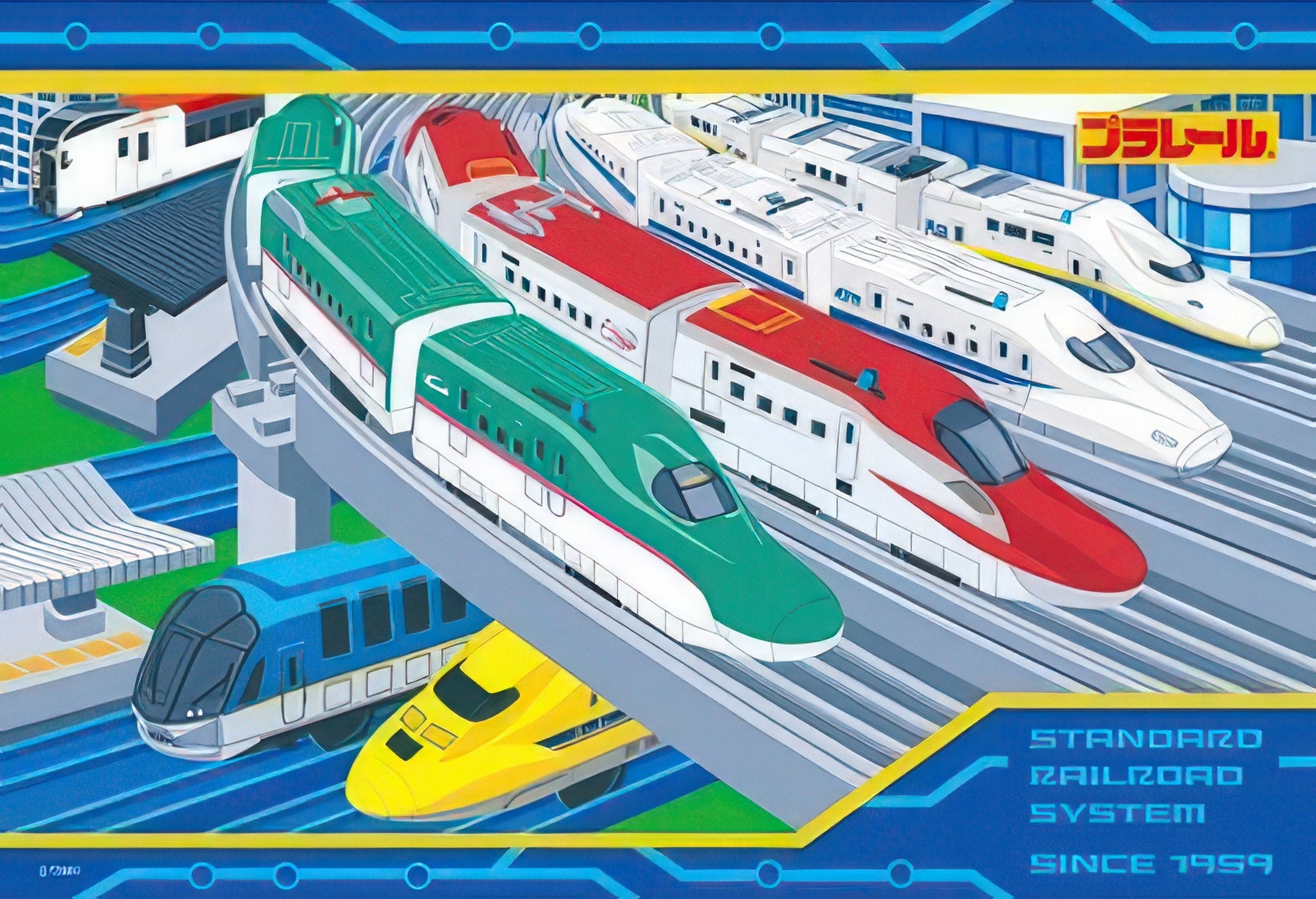 appleone-60-024-pla-rail:-awesome!-super-trains!-60-pieces-kids-puzzle