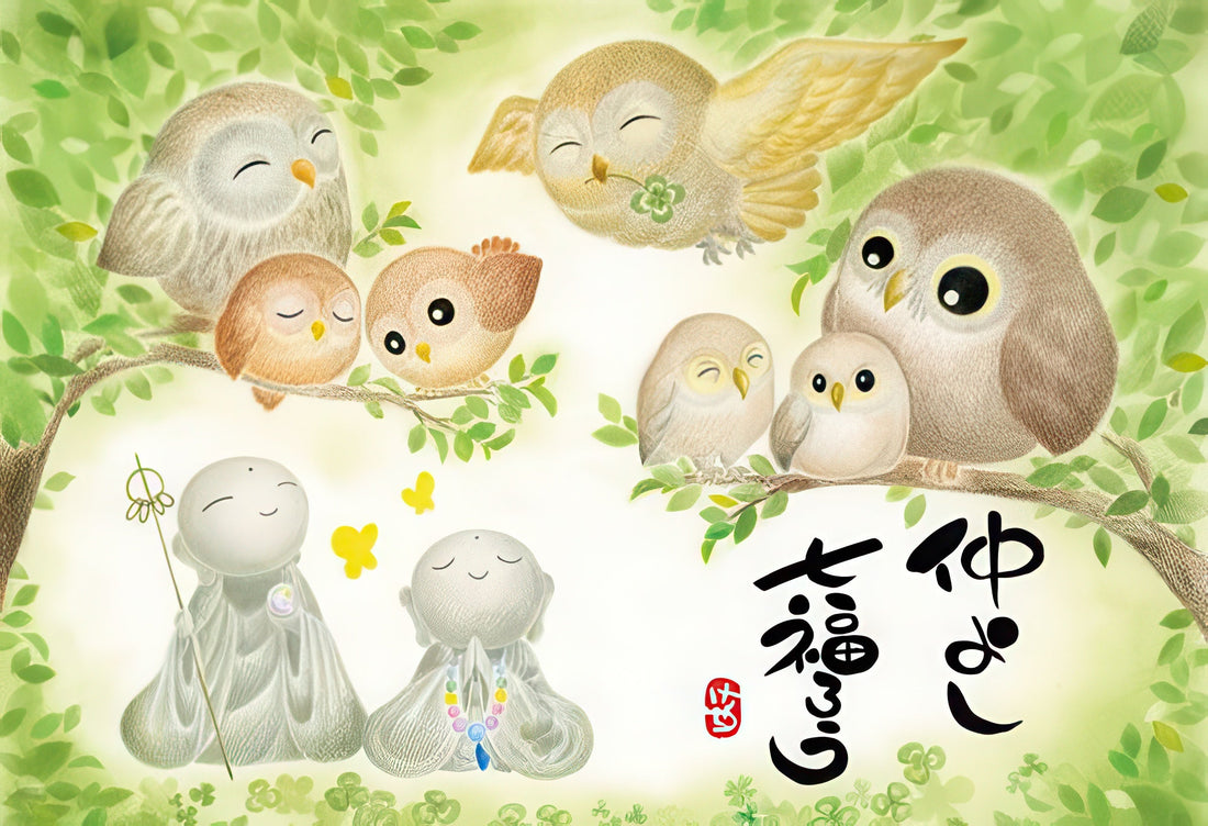 appleone-88-102-illustration-nakayoshi-s-seven-owls-of-fortune-88-pieces-kids-puzzle