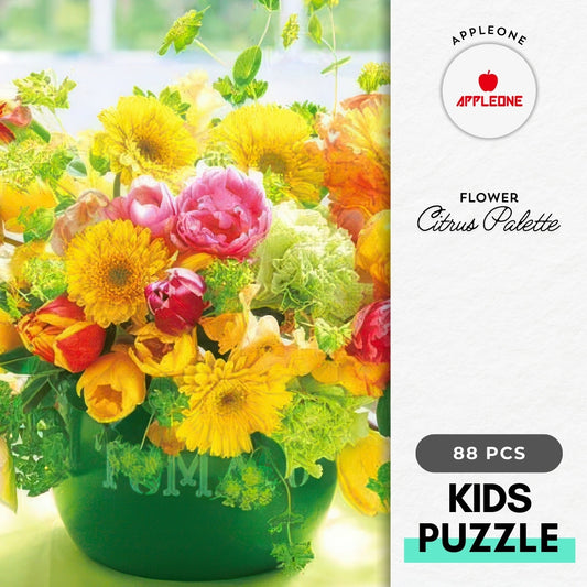 Appleone 88-104　Flower • Citrus Palette　88 Pieces Kids Puzzle