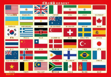 appleone-k50-002-can-you-tell-the-world's-flags?-50-pieces-kids-puzzle