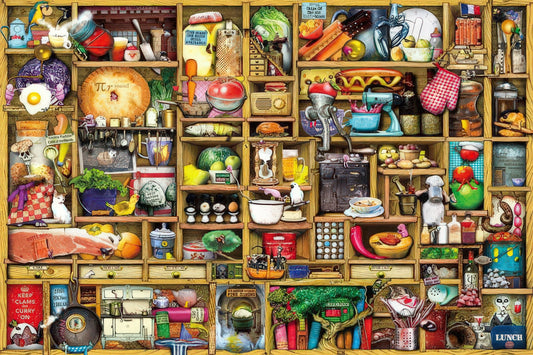 Appleone R1000-004　Illustration • Spooky Cupboard　1000 Pieces Jigsaw Puzzle