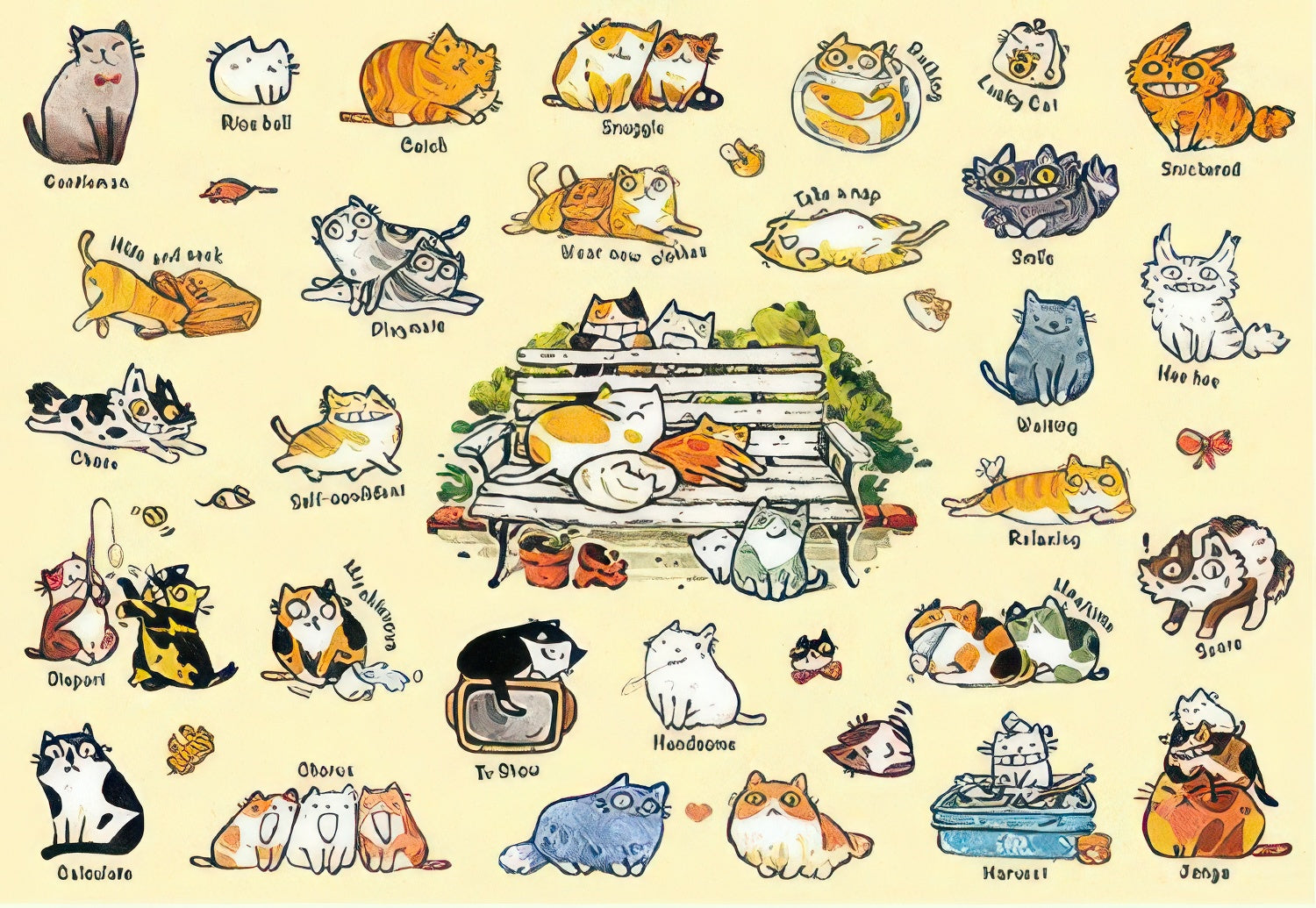 appleone-r300-002-lovely-cat-300-pieces-jigsaw-puzzle
