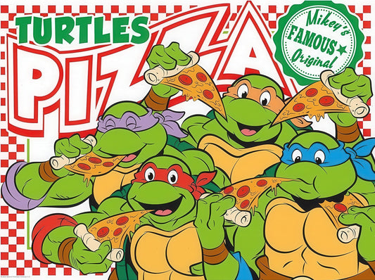 Aquarius 62-311　Teenage Mutant Ninja Turtles Pizza　500 Pieces Jigsaw Puzzle