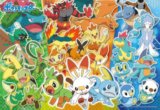 Beverly 100-018　Pokemon • Which Type Will You Choose First?　100 Pieces Jigsaw Puzzle