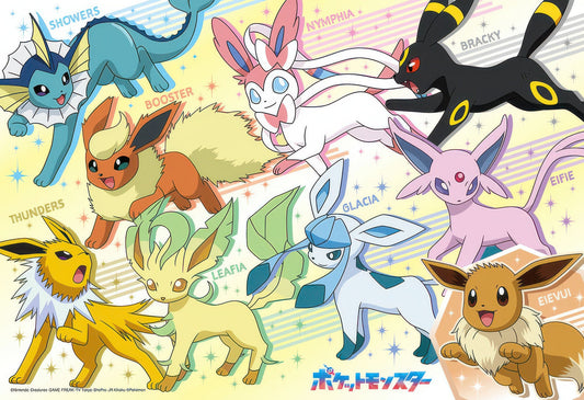 Beverly 100-048　Pokemon • Go go! Eevee Friends　100 Pieces Jigsaw Puzzle