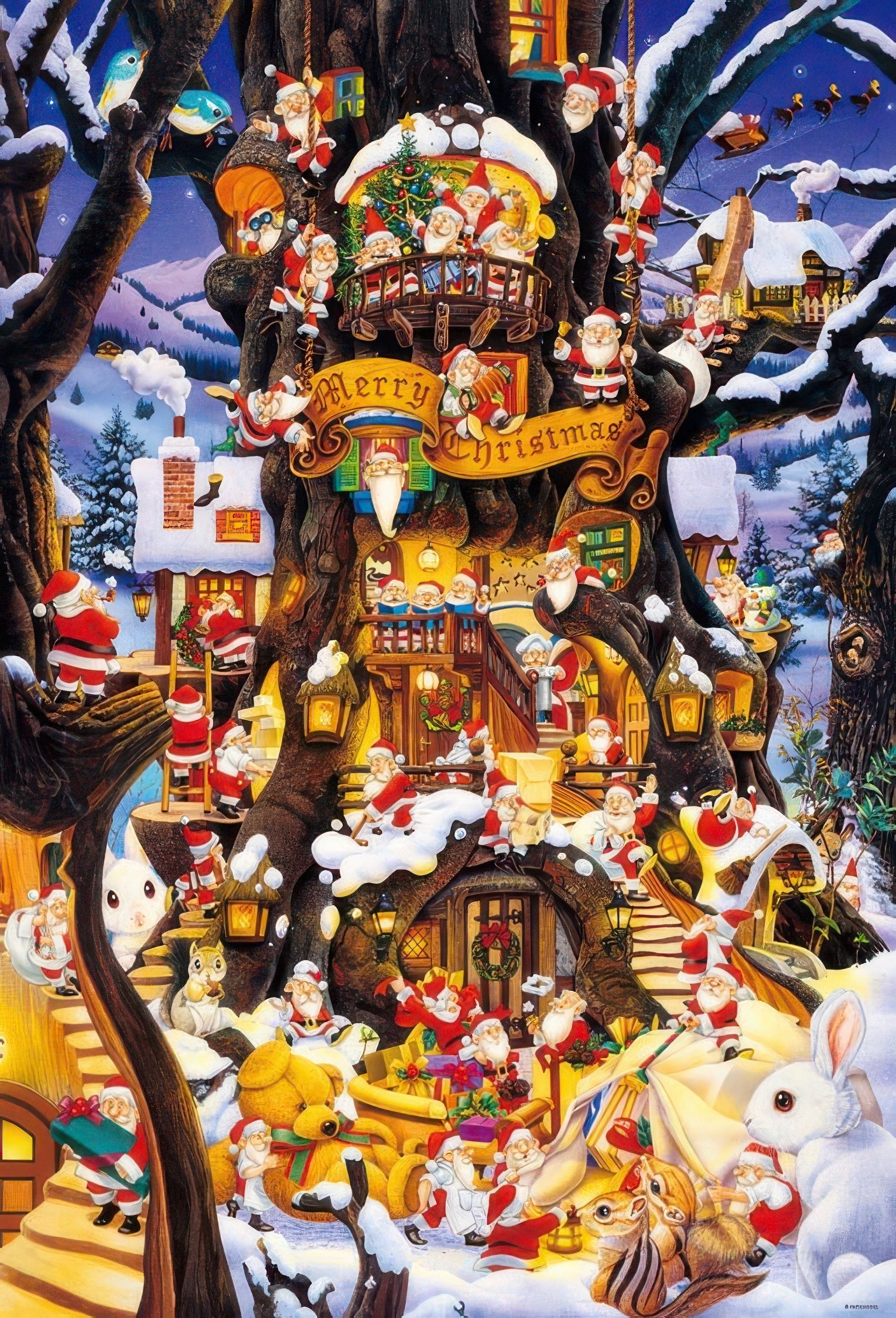 beverly-1000-005-illustration-to-santa-s-forest-1000-pieces-jigsaw-puzzle