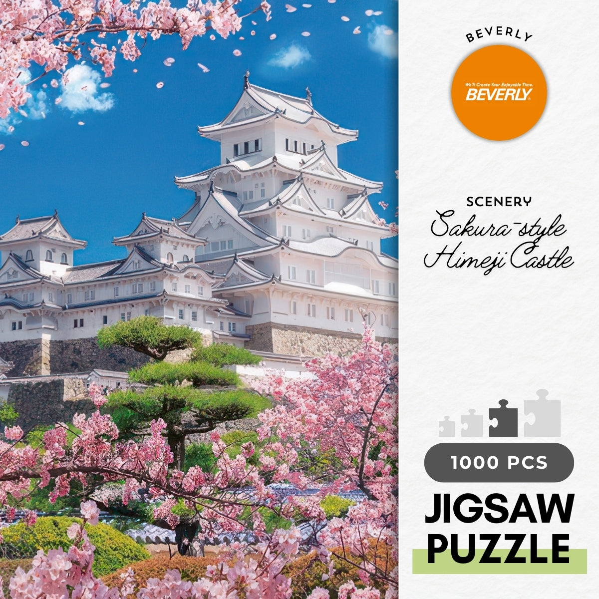 beverly-1000-013-scenery-sakura-style-himeji-castle-1000-pieces-jigsaw-puzzle