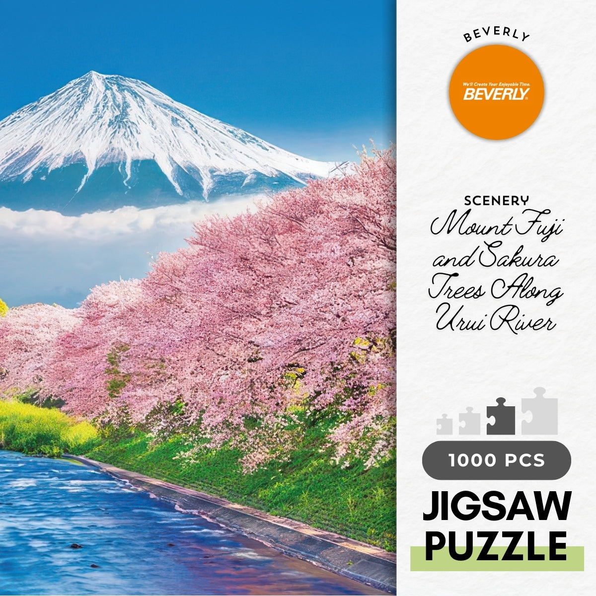 beverly-1000-014-scenery-mount-fuji-and-sakura-trees-along-urui-river-1000-pieces-jigsaw-puzzle