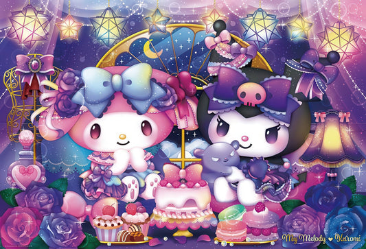 Beverly 1000-016　Kuromi, My Melody • Gothic My Room　1000 Pieces Jigsaw Puzzle