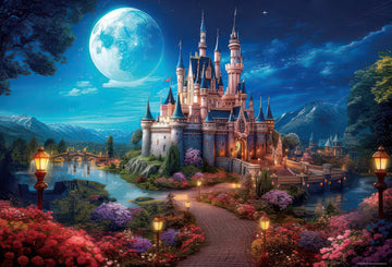 beverly-1000-037-illustration-castle-sleeping-in-the-moonlight-1000-pieces-jigsaw-puzzle