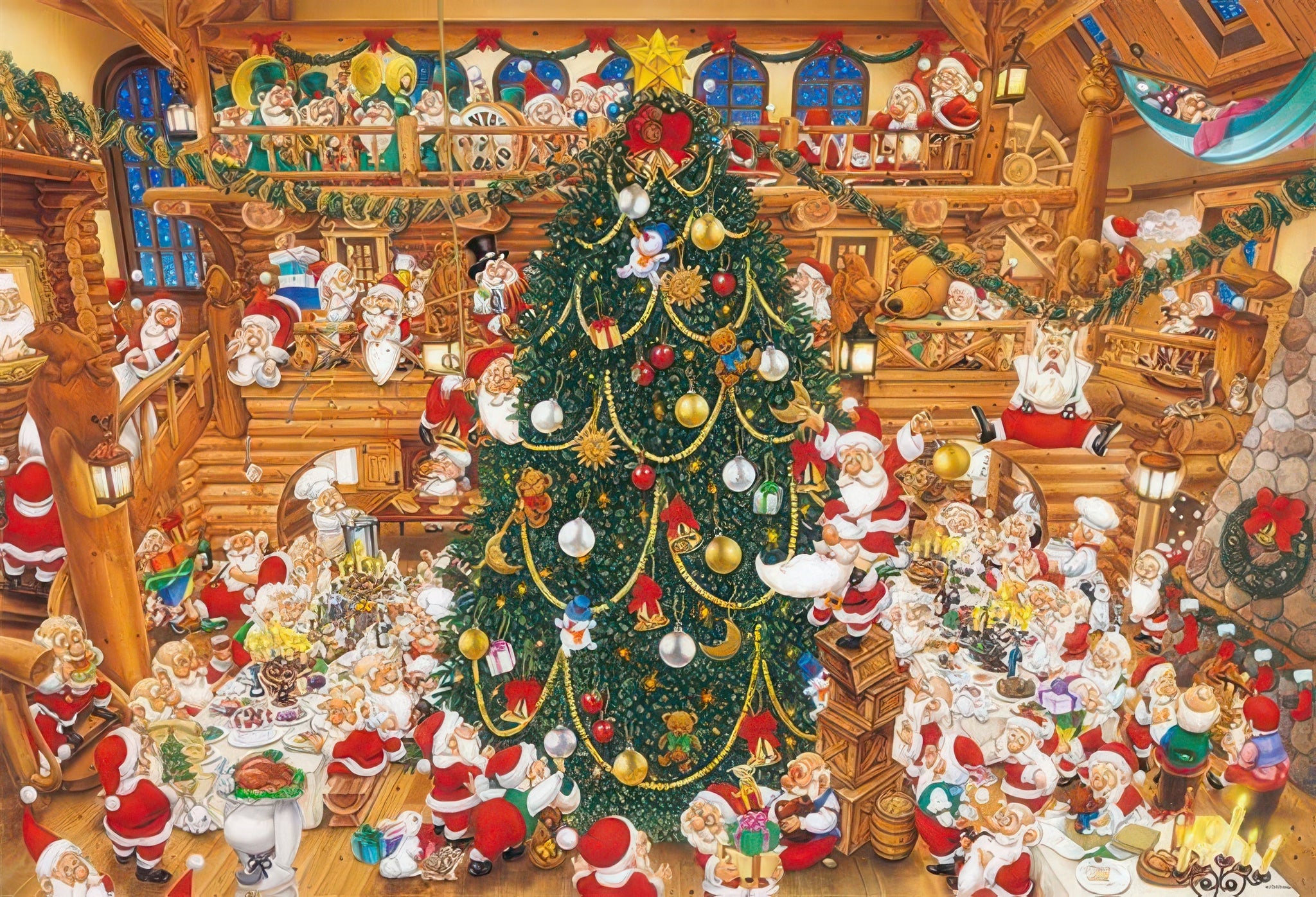 beverly-1000-044-santa-party-1000-pieces-jigsaw-puzzle