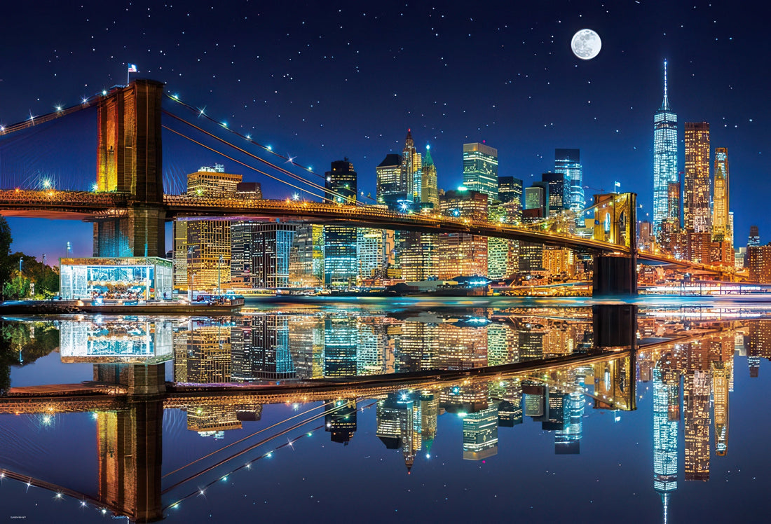 beverly-1000-055-scenery-brooklyn-bridge-new-york-1000-pieces-jigsaw-puzzle