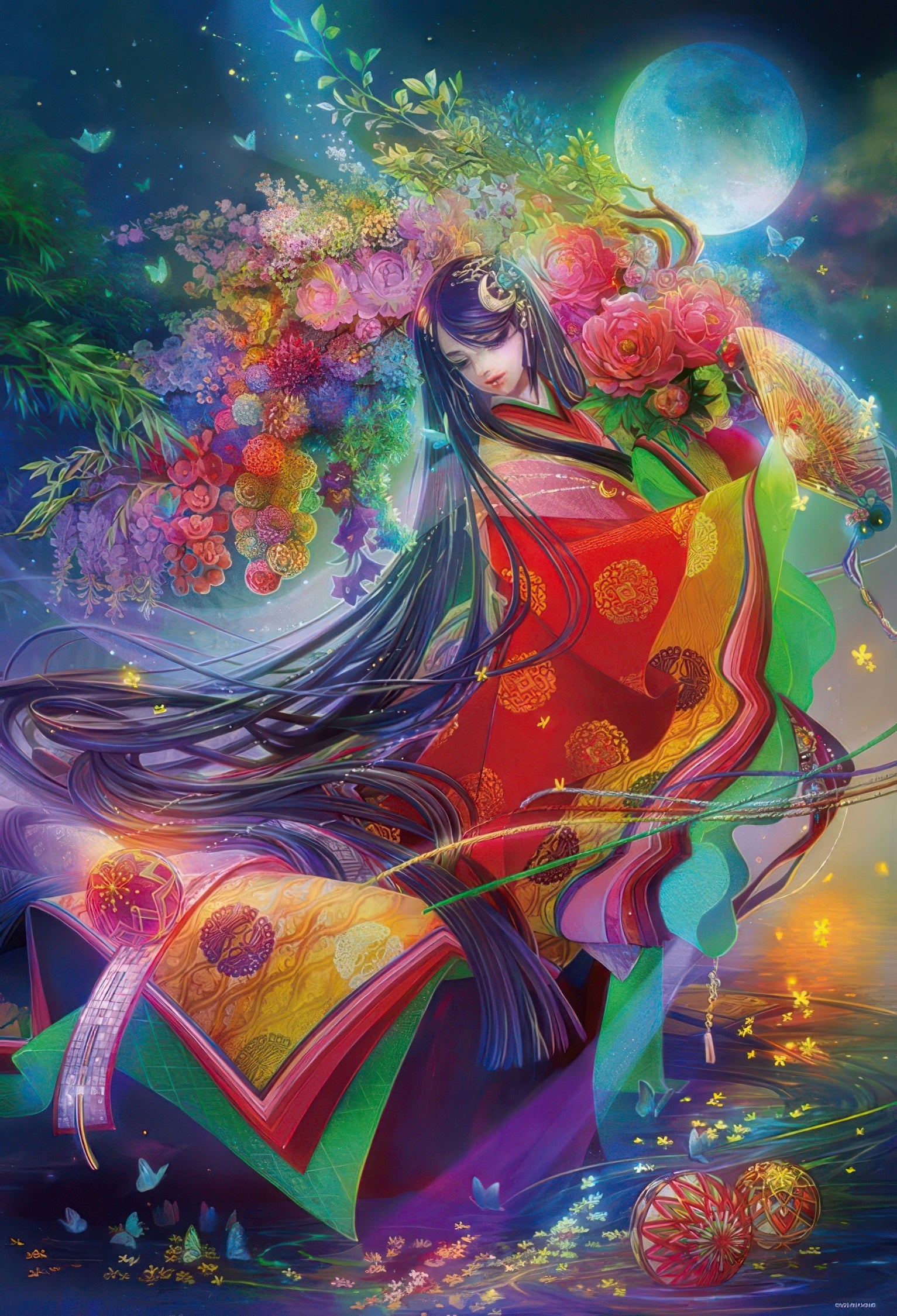 beverly-1000-058-illustration-princess-kaguya-1000-pieces-jigsaw-puzzle