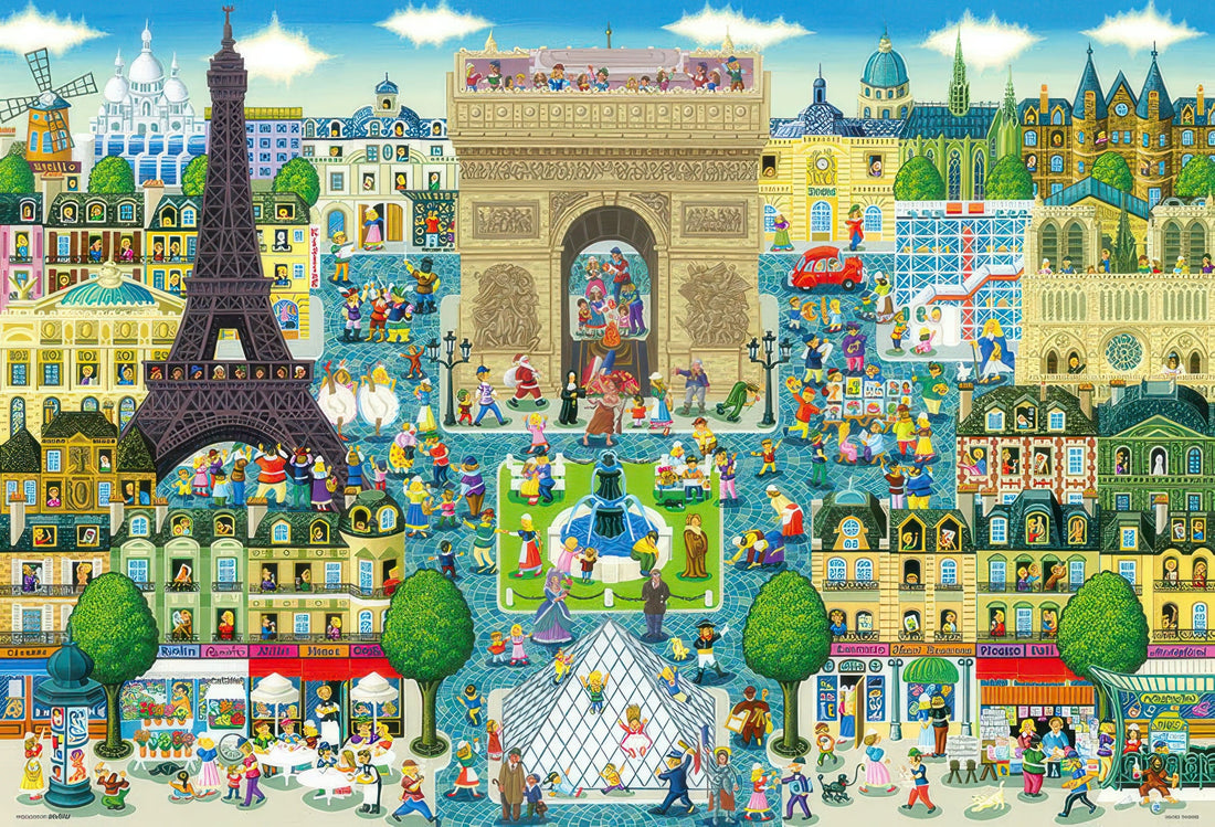 beverly-1000-059-illustration-best-sights-of-paris-1000-pieces-jigsaw-puzzle