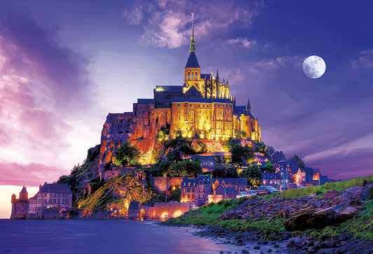 Beverly 1000-061　Scenery • Twilight Mont Saint-Michel　1000 Pieces Jigsaw Puzzle