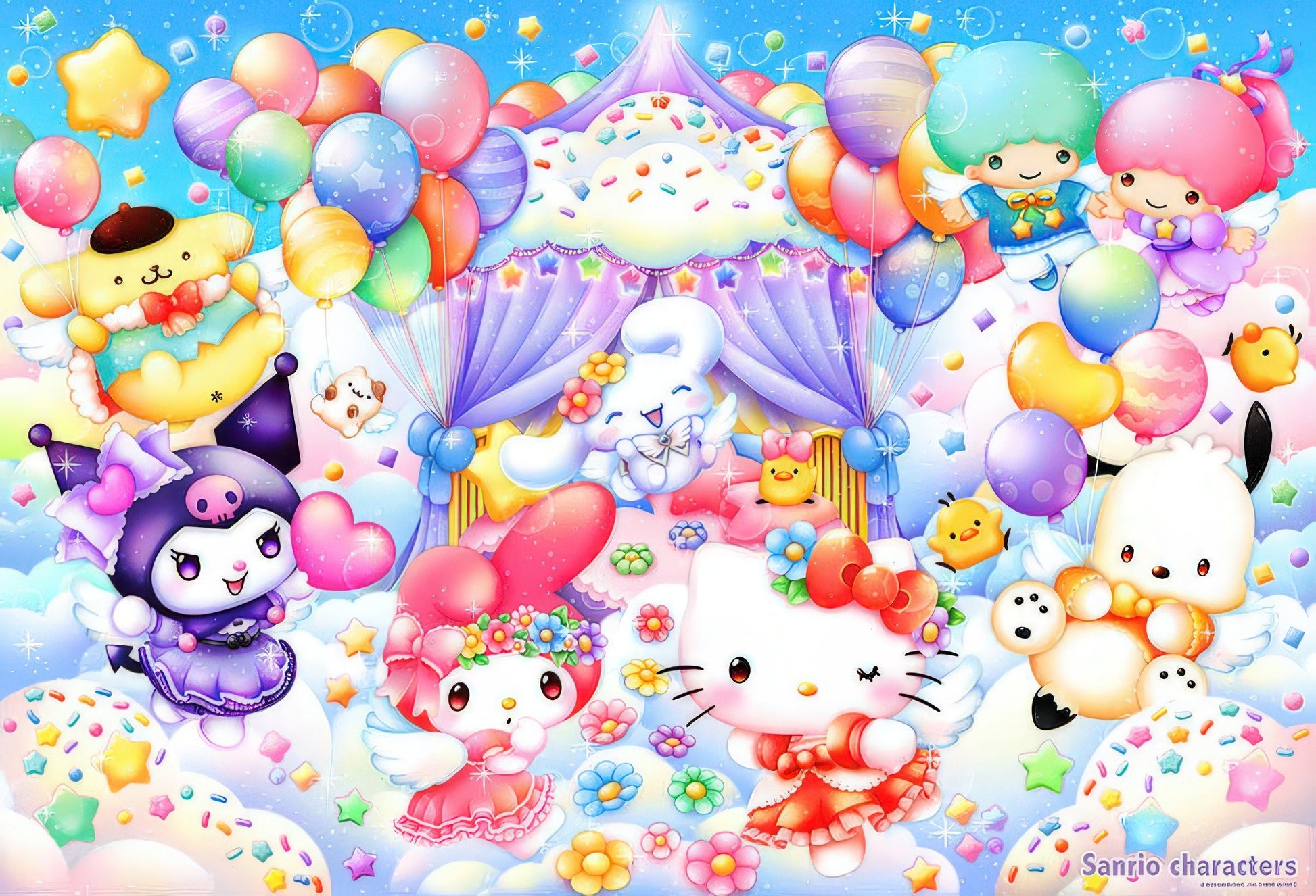 beverly-1000-077-sanrio-angel-party-1000-pieces-jigsaw-puzzle