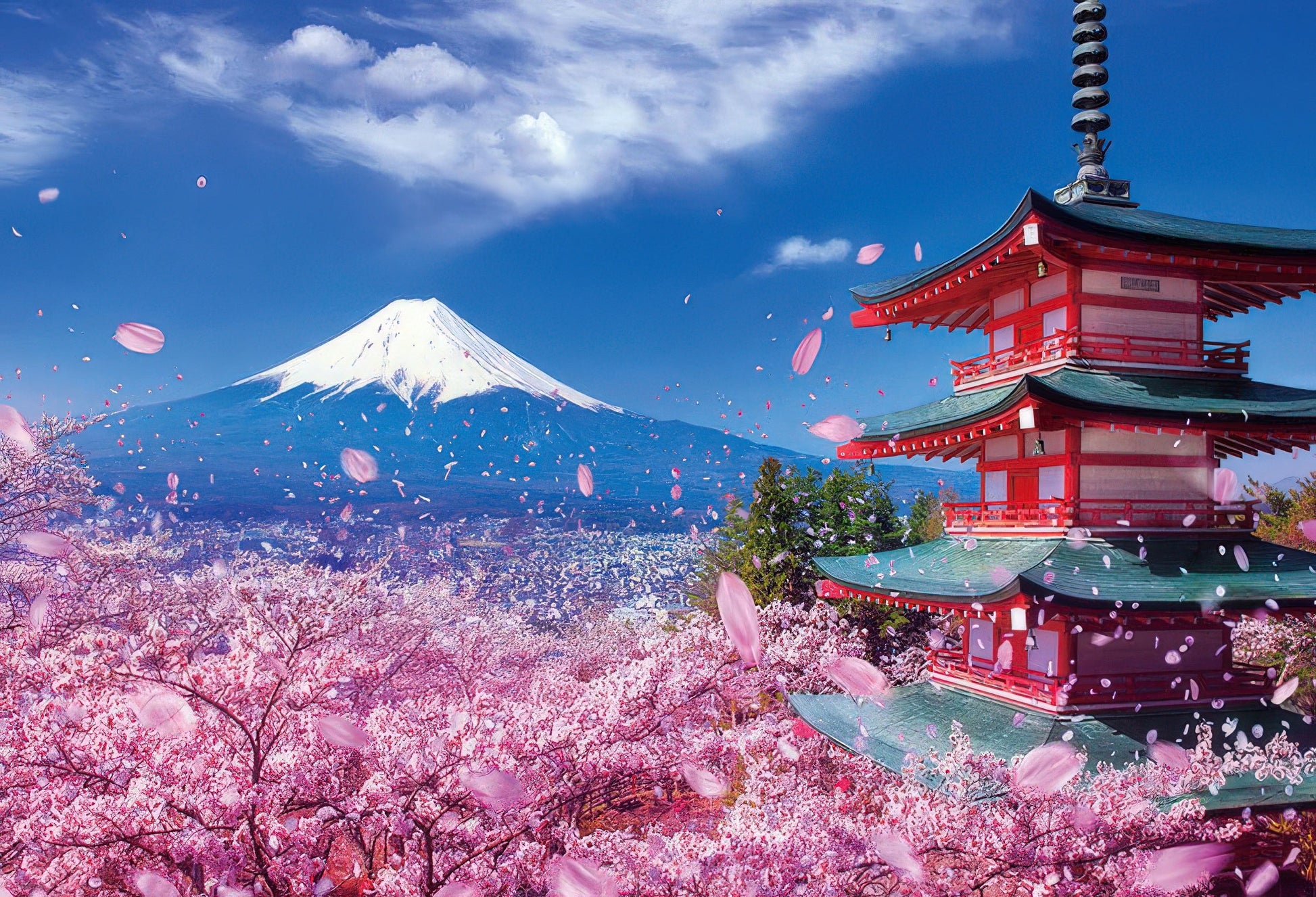 beverly-1000-079-scenery-fuji-and-sengen-shrine-with-dancing-cherry-blossoms-1000-pieces-jigsaw-puzzle