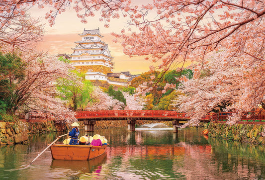 Beverly 1000-080　Scenery • Cherry Blossoms And Himeji Castle At Sunset　1000 Pieces Jigsaw Puzzle