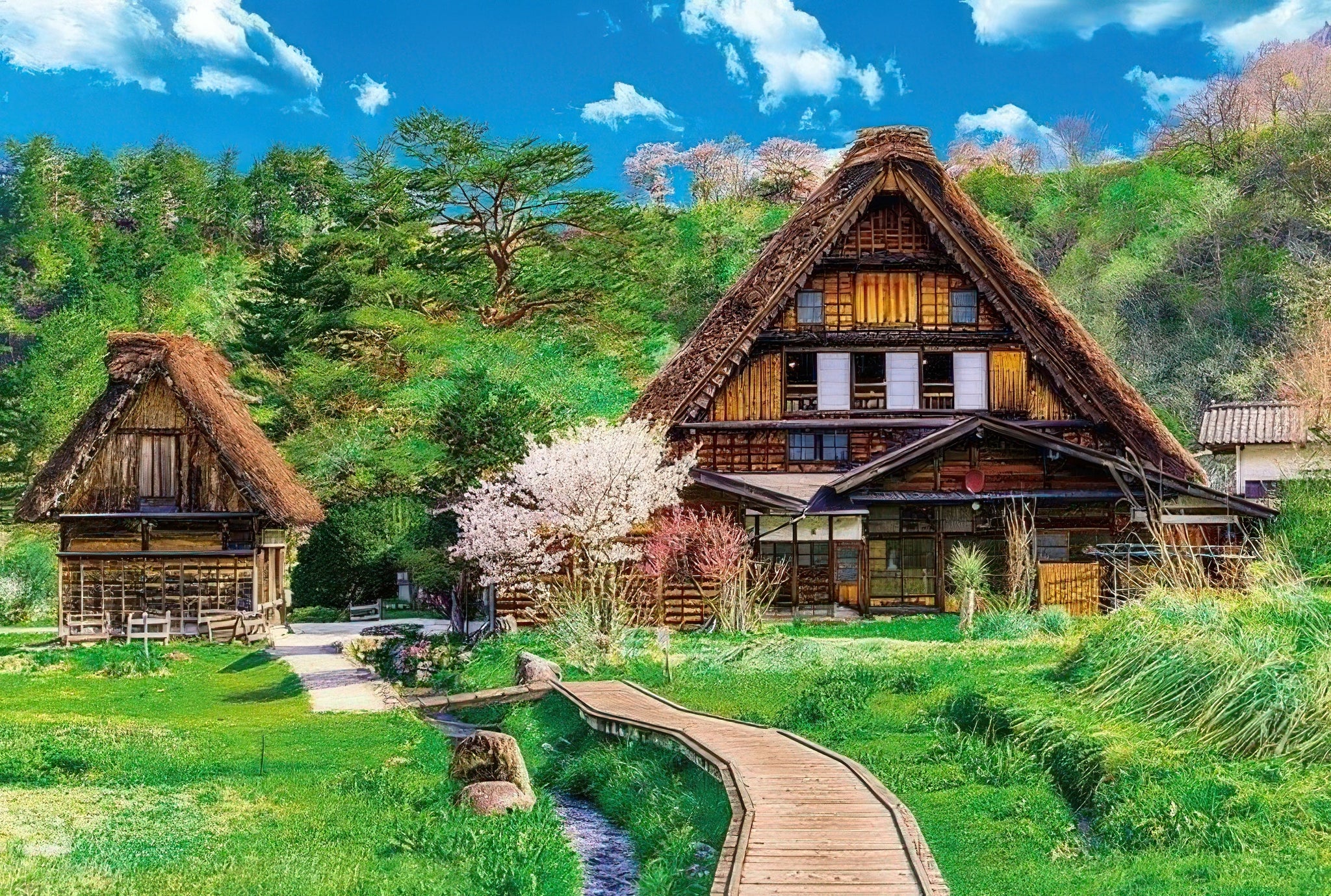 beverly-1000-085-scenery-beautiful-gassho-style-shirakawago-1000-pieces-jigsaw-puzzle