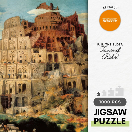 Beverly 1000M-004　Fine Art • Tower of Babel　1000 Pieces Jigsaw Puzzle