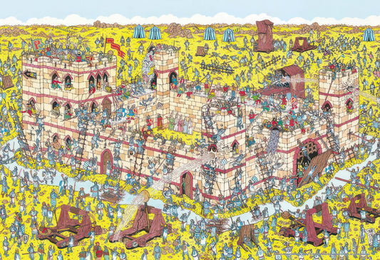 Beverly 1000M-006　Where's Wally • Failure of the Crusade　1000 Pieces Jigsaw Puzzle