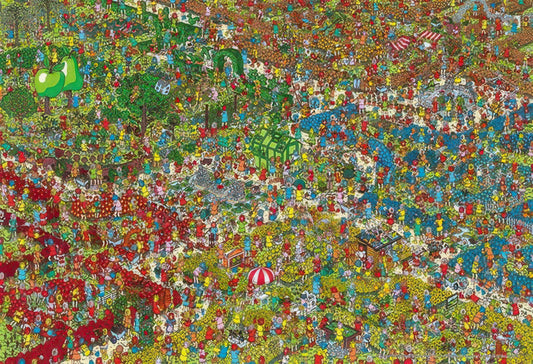 Beverly 1000M-011　Where's Wally • Nose-tickling Garden of Dreams　1000 Pieces Jigsaw Puzzle