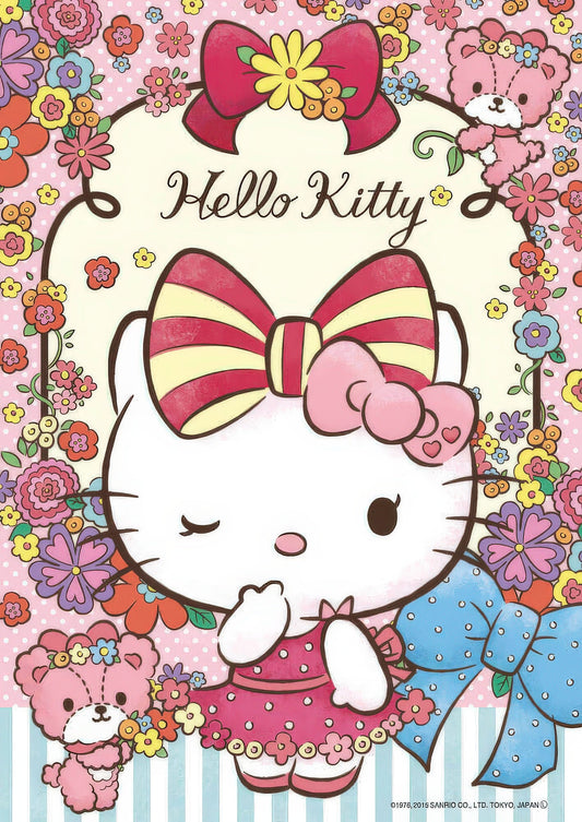 Beverly 108-776　Hello Kitty • Flower Girl　108 Pieces Jigsaw Puzzle