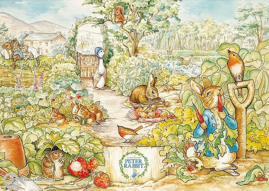 Beverly 108-796　Peter Rabbit Garden　108 Pieces Jigsaw Puzzle