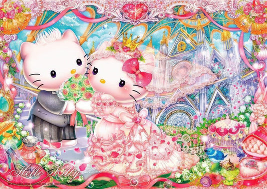 Beverly 108-810　Hello Kitty • Royal Wedding　108 Pieces Jigsaw Puzzle