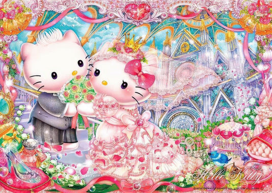 Beverly 108-822　Hello Kitty • Royal Wedding　108 Pieces Jigsaw Puzzle