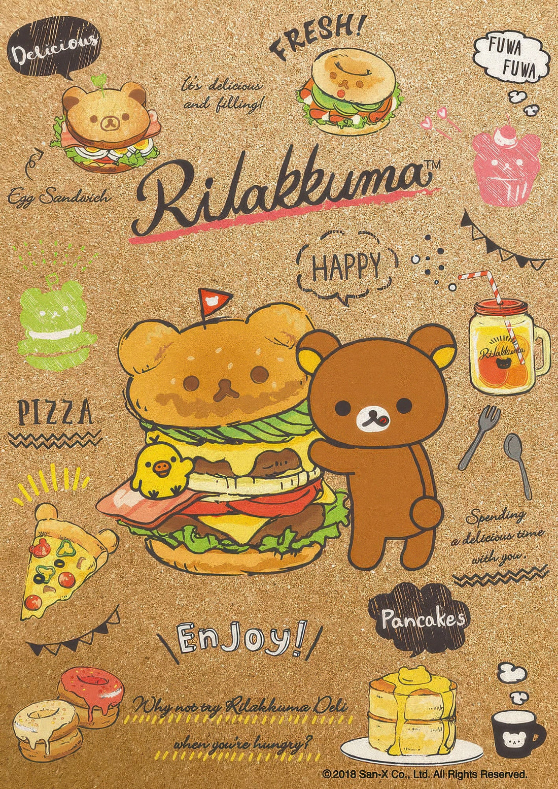 beverly-108-825-rilakkuma-delicious-108-pieces-jigsaw-puzzle