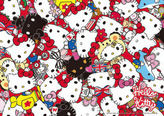 Beverly 108-834　Hello Kitty • Mix Plush History　108 Pieces Jigsaw Puzzle