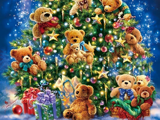Beverly • Holiday • Teddy Bear Tree　300 PCS　Jigsaw Puzzle