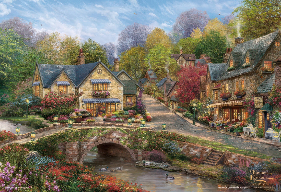 beverly-300-066-illustration-cotswolds-flower-walk-300-pieces-jigsaw-puzzle