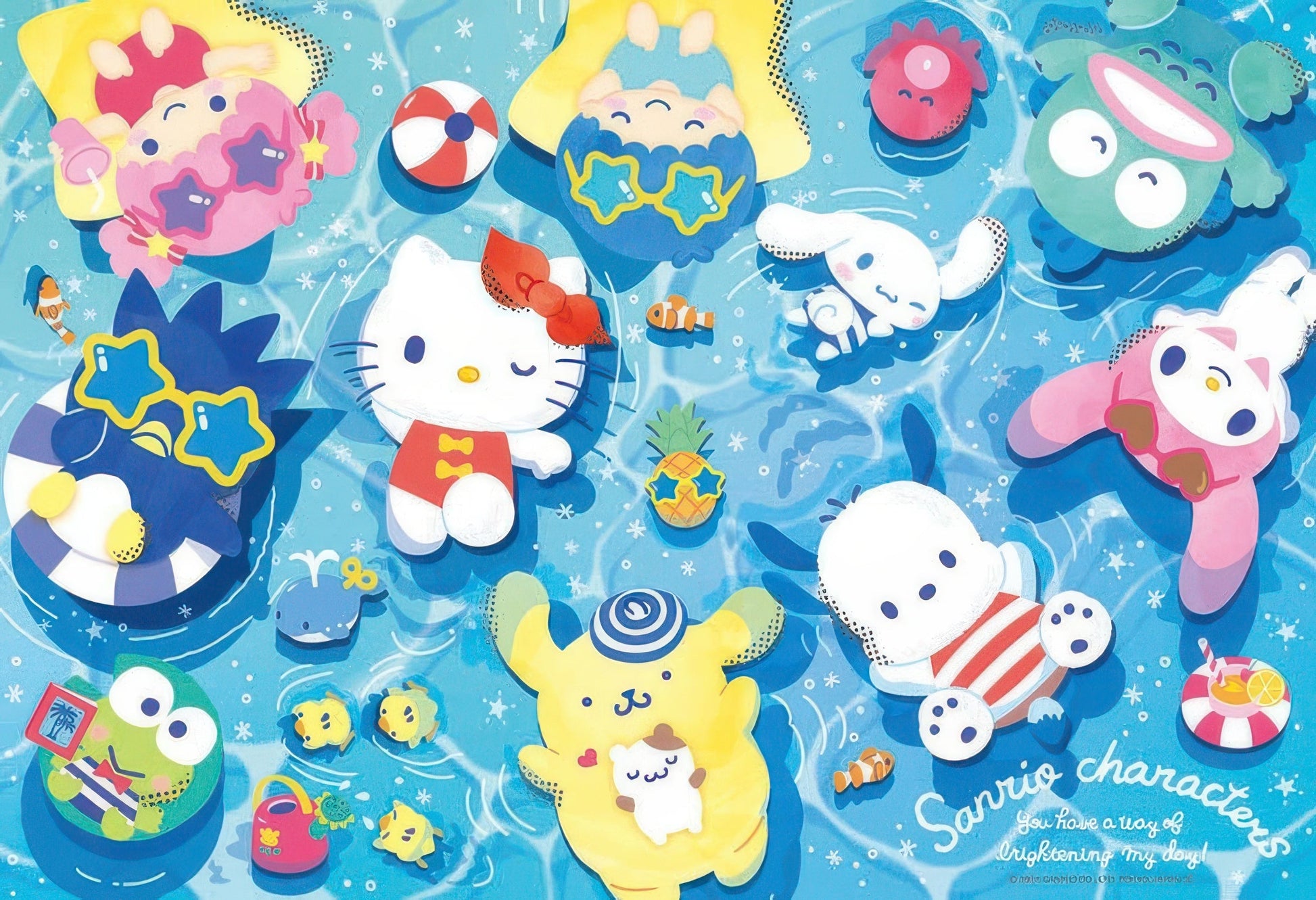 beverly-300-069-sanrio-summer-floating-300-pieces-jigsaw-puzzle