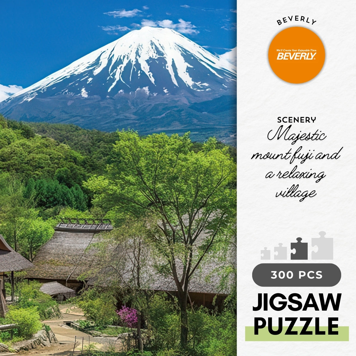 beverly-300-094-scenery-majestic-mount-fuji-and-a-relaxing-village-300-pieces-jigsaw-puzzle