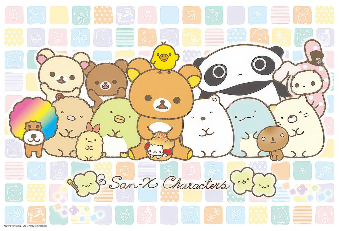 beverly-300-123-san-x-characters-rainbow-300-pieces-jigsaw-puzzle