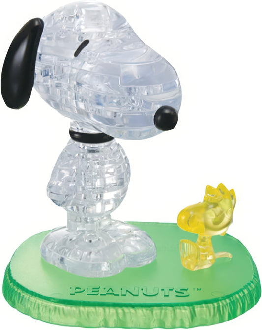 Beverly 30991　Peanuts • Snoopy & Woodstock　41 Pieces Crystal 3D Puzzle