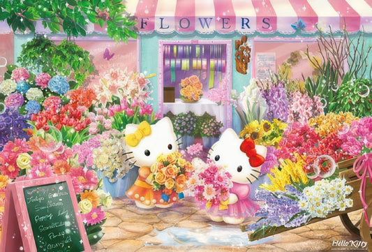 Beverly 31-377　Hello Kitty • Flower Shop　1000 Pieces Jigsaw Puzzle