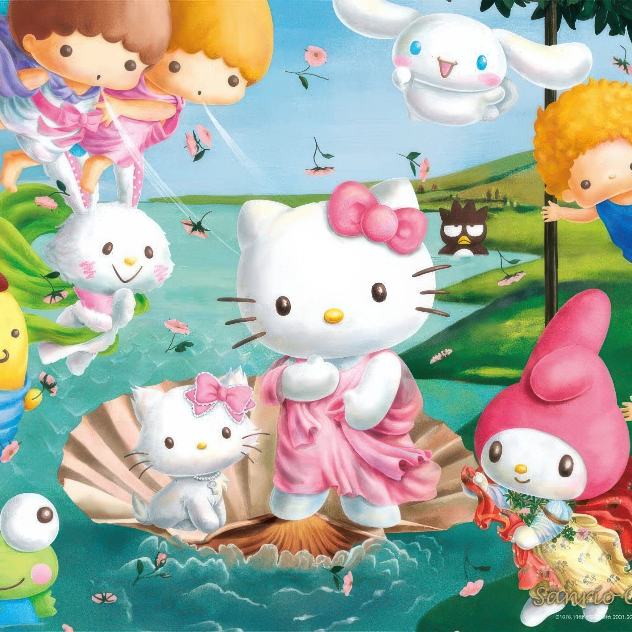 beverly-31-411-sanrio-characters:-the-birth-of-venus-1000-pieces-jigsaw-puzzle