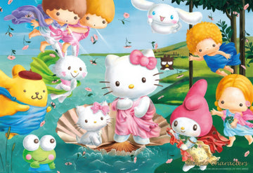 beverly-31-411-sanrio-characters:-the-birth-of-venus-1000-pieces-jigsaw-puzzle