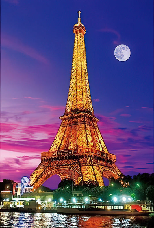 Beverly 31-414　Scenery • Eiffel Tower & Seine River at Dusk　1000 Pieces Jigsaw Puzzle