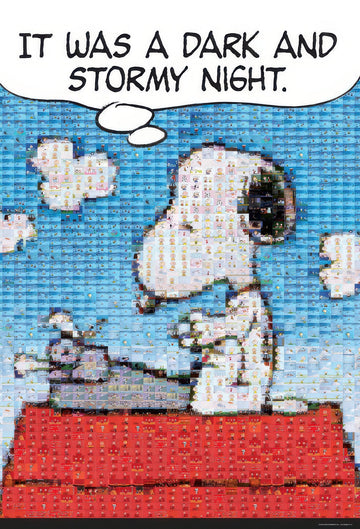 beverly-31-423-mosaic:-snoopy-and-the-typewriter-1000-pieces-jigsaw-puzzle