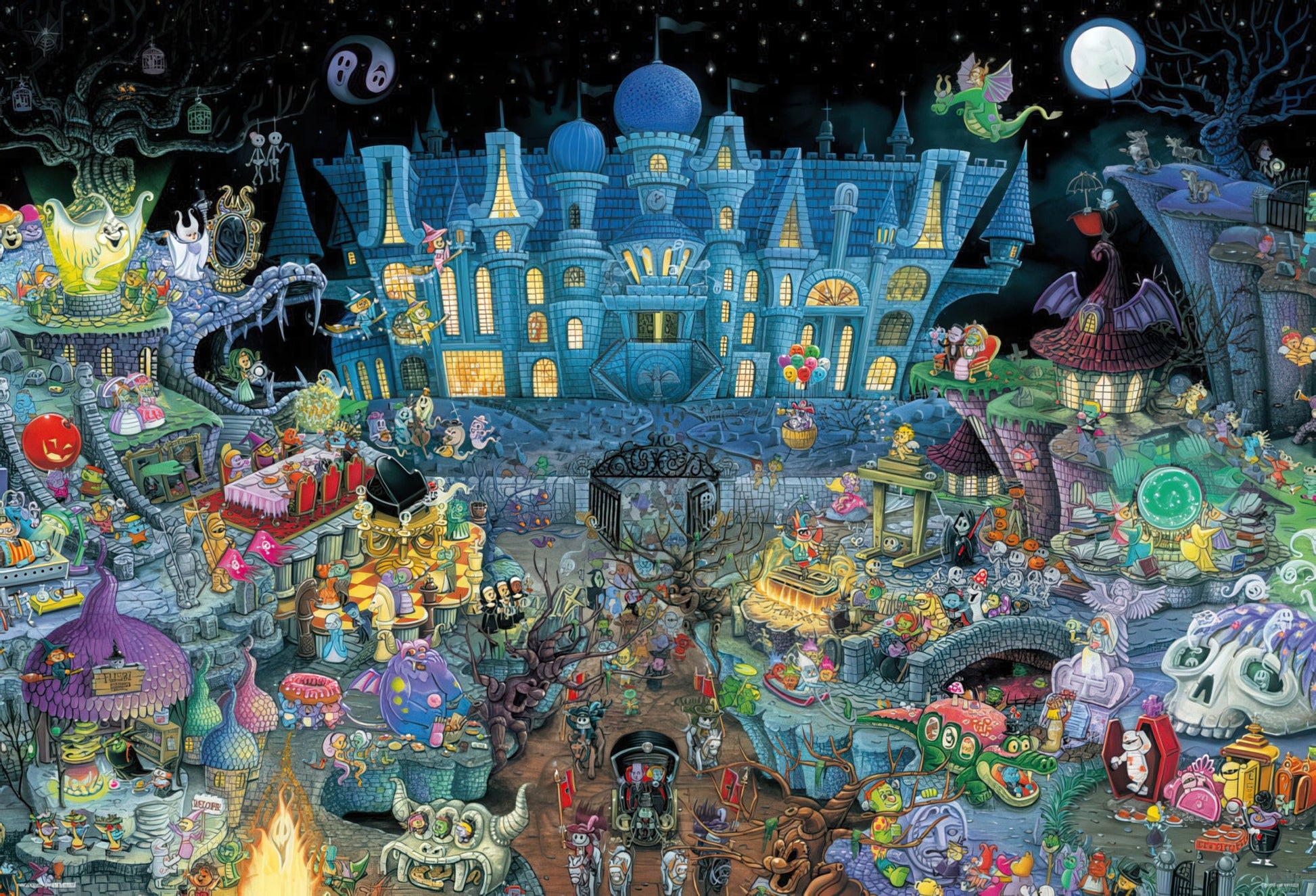 beverly-31-427-illustration-haunted-party-1000-pieces-jigsaw-puzzle